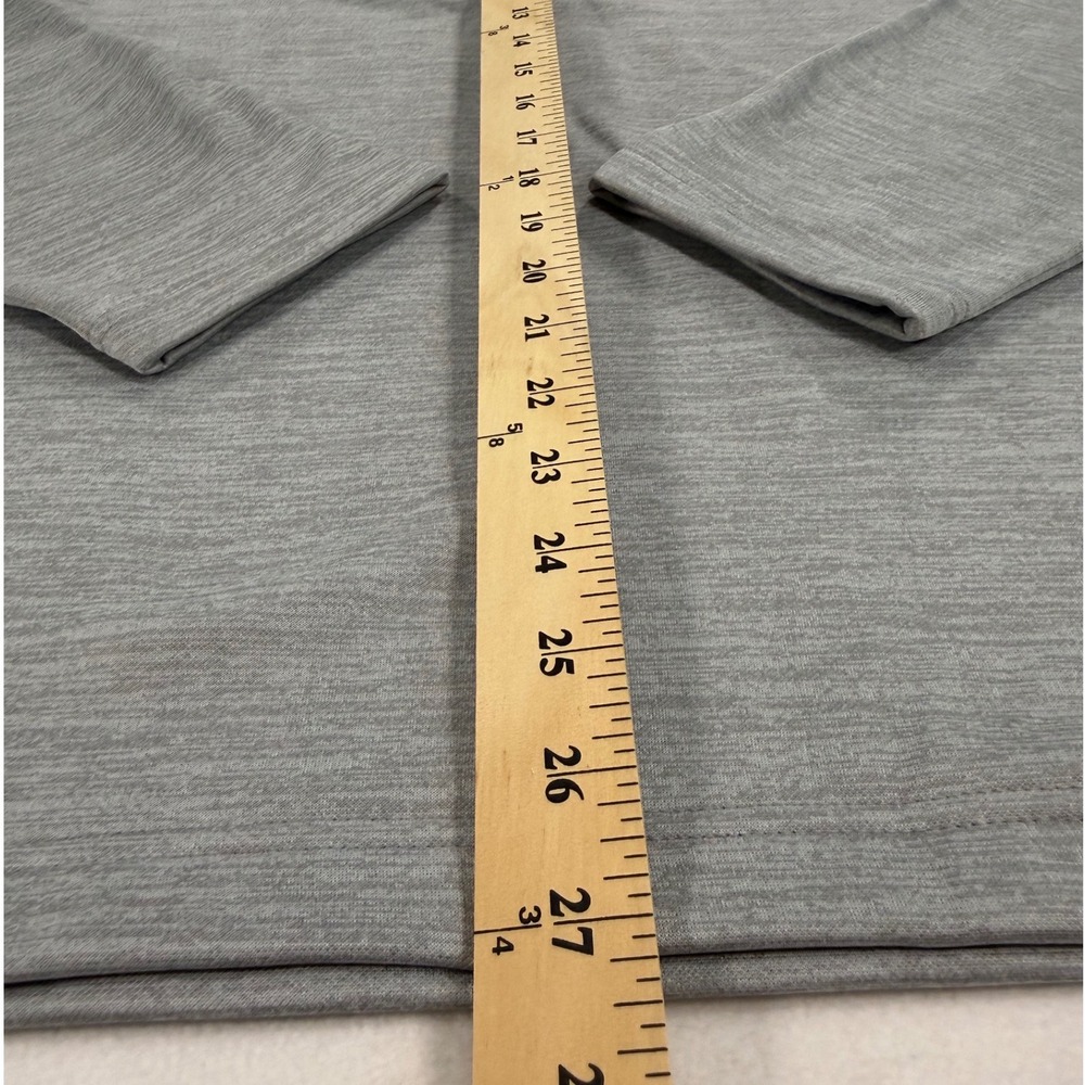 Callaway Mens Medium Heather Gray 1/4 Zip Pullover Long Sleeve Golf Sweater New - Picture 9 of 11